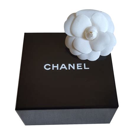 chanel roses box|Chanel camellia flower brooch.